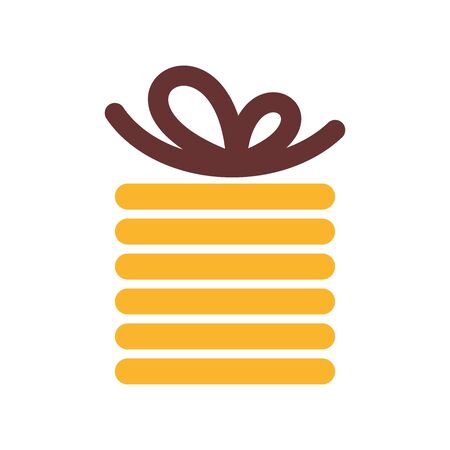 Simple and Cute illustration logo design for gift, award and greeting.orのイラスト素材