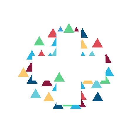simple and modern logo design for medical company.のイラスト素材