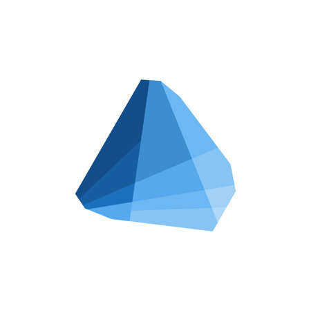unique illustration logo design gem stone, good for any company.のイラスト素材