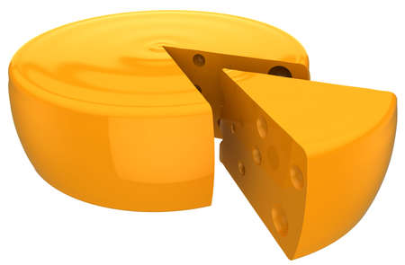 Cheese wheel (Hi-Res)の写真素材