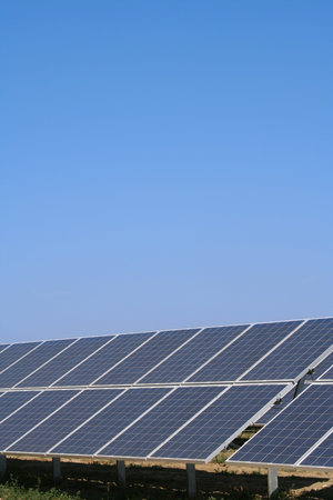 new installation of solar panels 