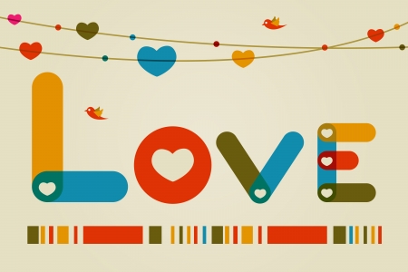 Love Backgroundのイラスト素材