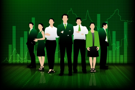 Successful Business Teamのイラスト素材