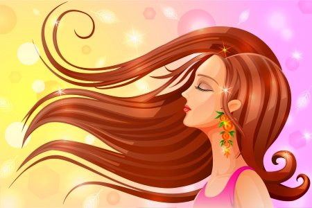 Portrait of Womanのイラスト素材