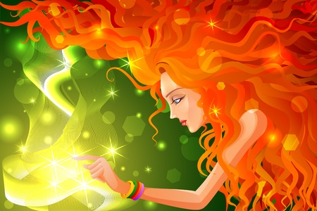 Portrait of Womanのイラスト素材