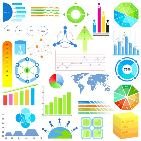 Infographic Chart of Dataのイラスト素材