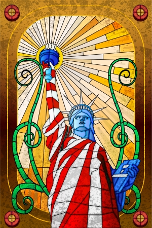 Statue of Libertyのイラスト素材