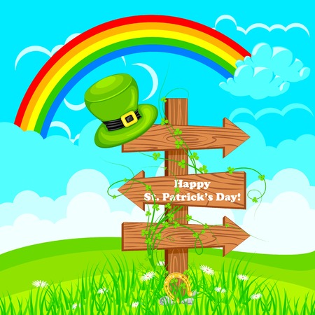 easy to edit vector illustration of Saint Patrick's Dayのイラスト素材