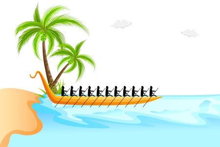 Happy Onam backgroundのイラスト素材