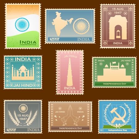 Indian stampのイラスト素材