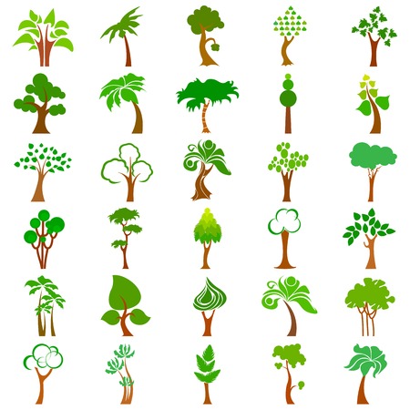 Tree Collectionのイラスト素材