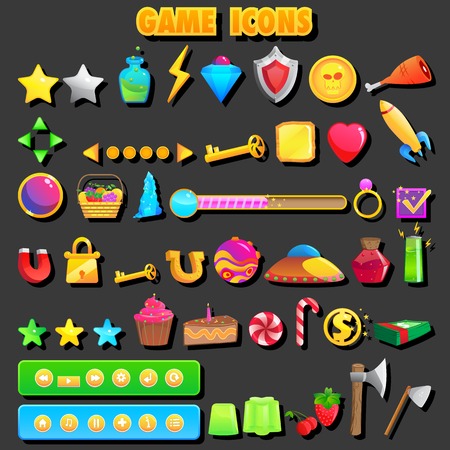Game Iconのイラスト素材