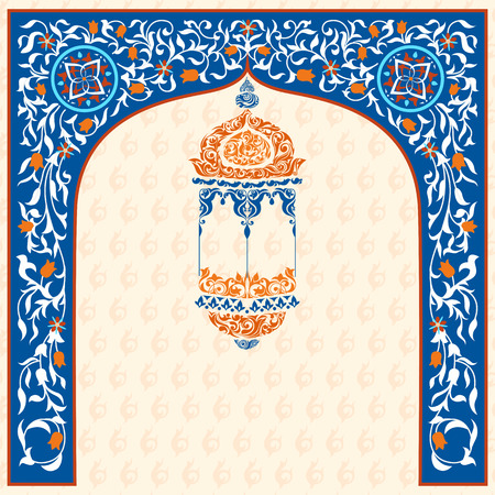 easy to edit vector illustration of Eid Mubarak (Happy Eid) backgroundのイラスト素材