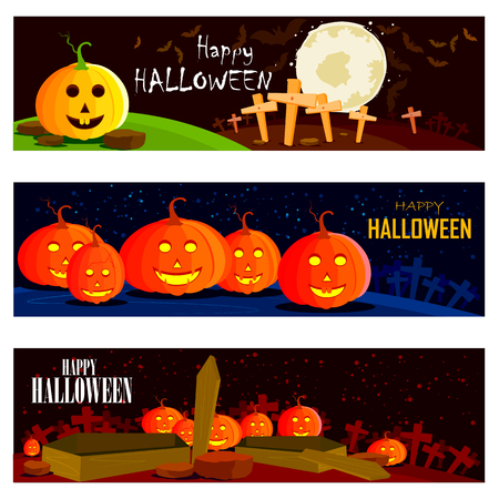 easy to edit vector illustration of Halloween theme backgroundのイラスト素材