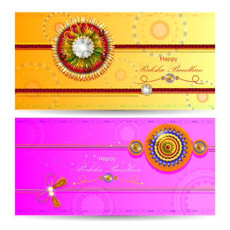 Rakhi background for Indian festival Raksha bandhan celebrationのイラスト素材