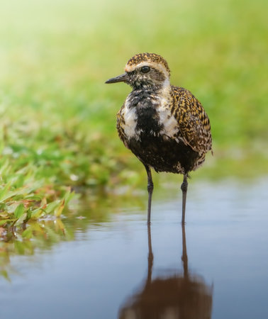 Black-winged plover (Vanellus vanellus)の写真素材
