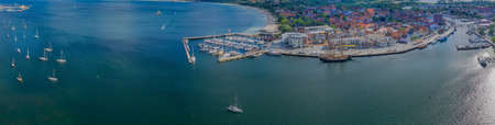 eckernfÃ¶rde, eckernfoerde, germany landscape, rundspeicher, schleswig holstein, boat, hafen, pier, harbor, port, old, vessel, marina, town, history, boat, historic, europe, famous, architecture, skyliの写真素材