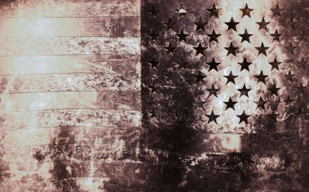 Metal Flag Backgroundの写真素材