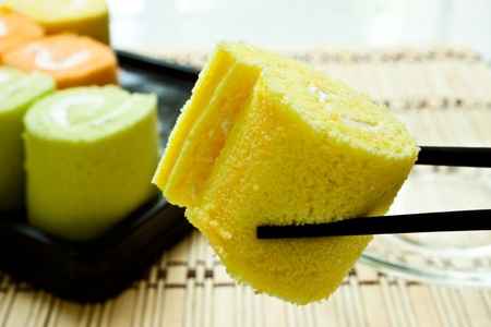 sweets  jam rollの写真素材