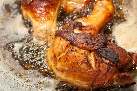 fried chickenの写真素材