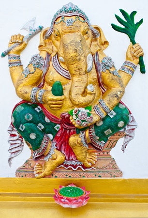 ganesh is the god of luckの写真素材