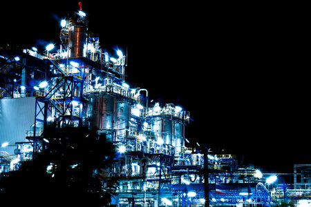 petrochemical plantのeditorial素材