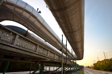 repair steam line in factoryのeditorial素材