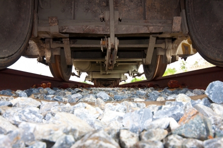 under trainの写真素材