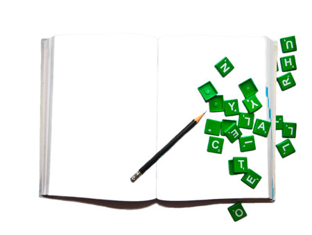 book  isolated on white background 