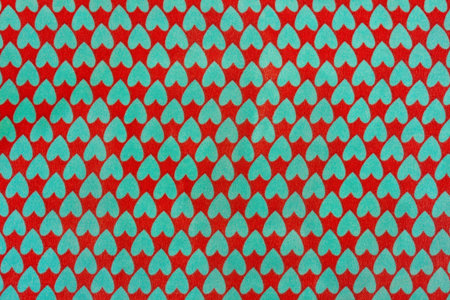 Heart patterned fabric 