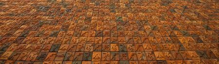 symbol of the sport made of clay.の写真素材