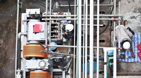repair jet pump in factory