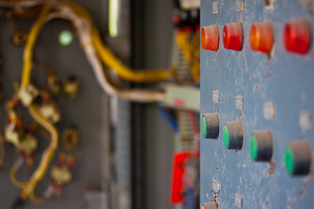 junction inside control panel