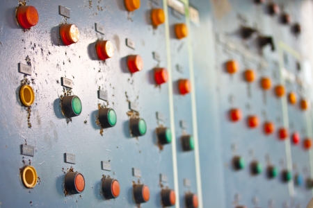 old control panelの写真素材