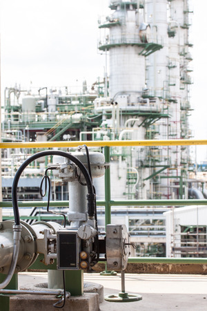 Control valve or pressure regulator in water and cooling water processの写真素材