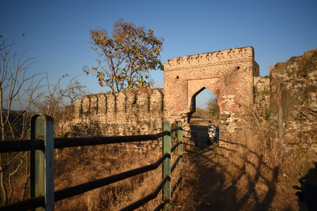Kajligar Fort, Mahadev Indore, Indiaの写真素材