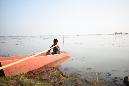 Lotus Valley, Gulawat Indore Indiaの写真素材