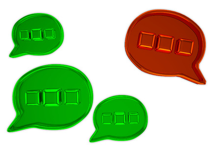 speech balloon symbolの写真素材
