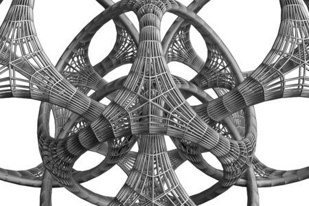 Wireframe abstract backgroundの写真素材