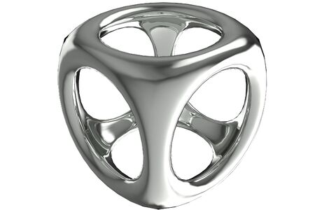 Glossy wireframe abstract backgroundの写真素材
