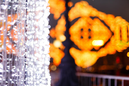 Abstract bokeh backgroundの写真素材