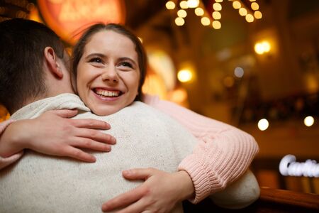 Photo of loving young coupleの写真素材