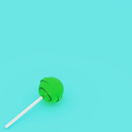 Lollipop. 3d rendering illustrationの写真素材
