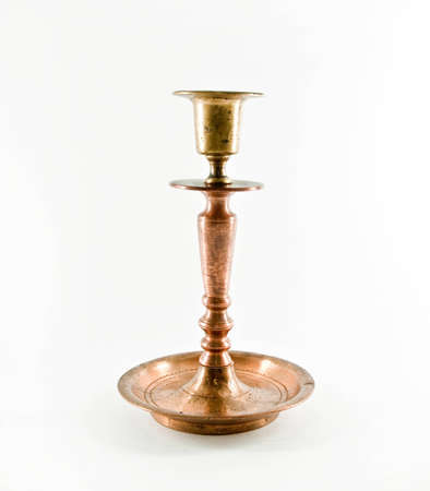 Candelabrum on a white backgroundの写真素材