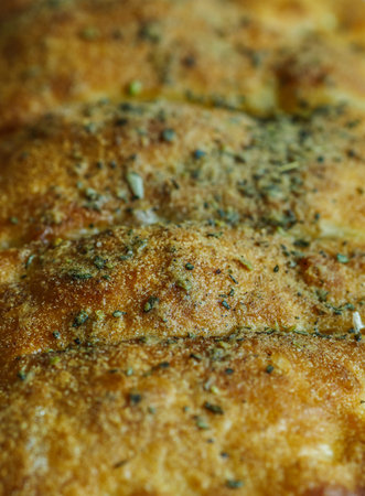 Chicken Pizza Close up for background