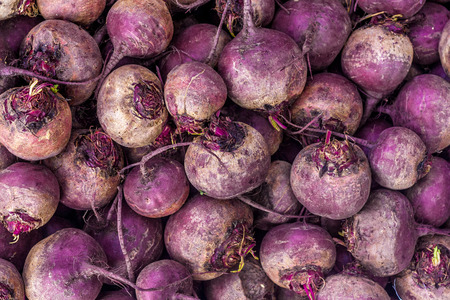 The close up of beet root background / textureの写真素材
