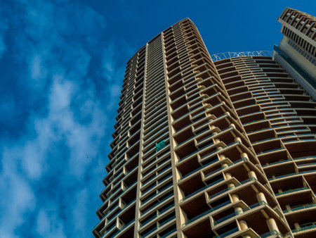 Mumbai Cityscape. Luxurious residential building.のeditorial素材