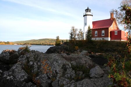 Eagleharbor Light Houseの写真素材