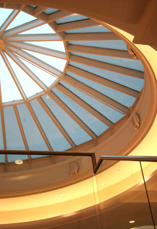 modern and luxurious mall roof with sun light の写真素材