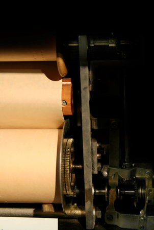 Mechanism of antique music instrument with lighting effect